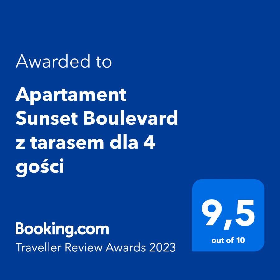 Apartament Sunset Boulevard Z Tarasem Dla 4 Gosci グディニャ エクステリア 写真